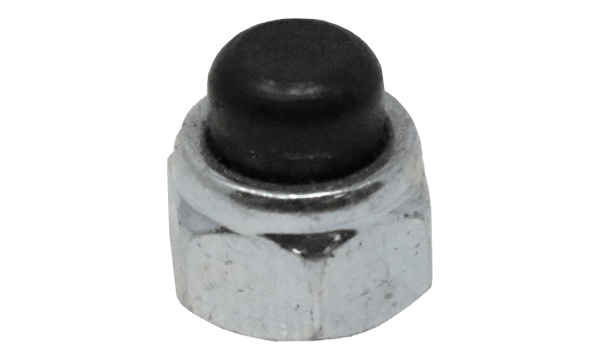 5/16-18 Nylon Insert Cap Locknut Zinc (Black Cap)