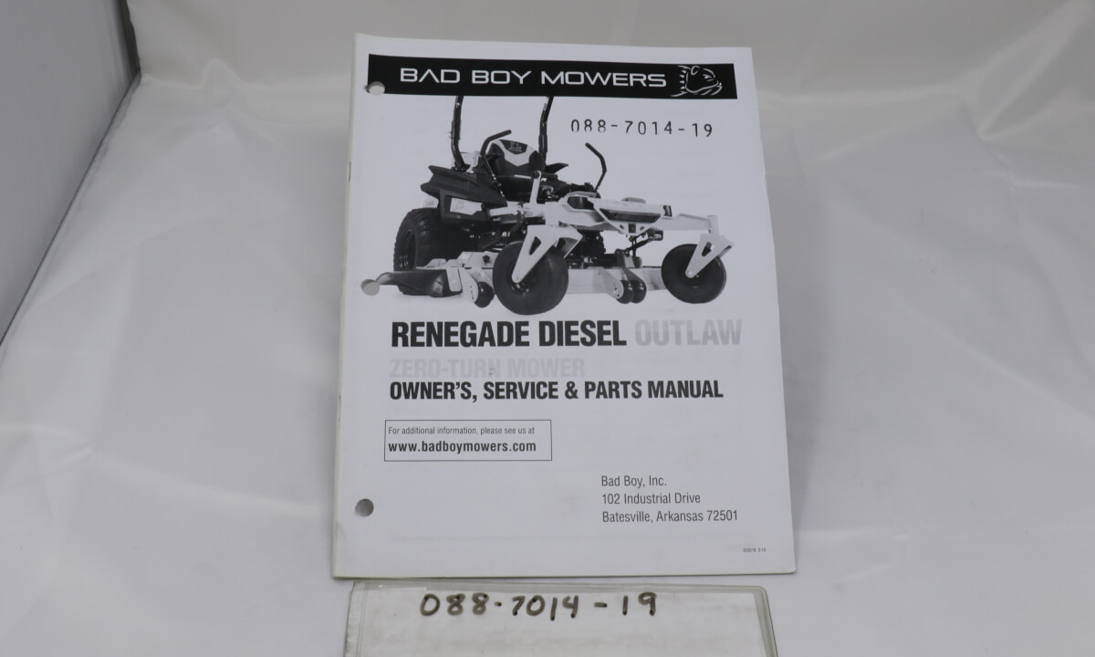 2019 Renegade Diesel Owner's Manual