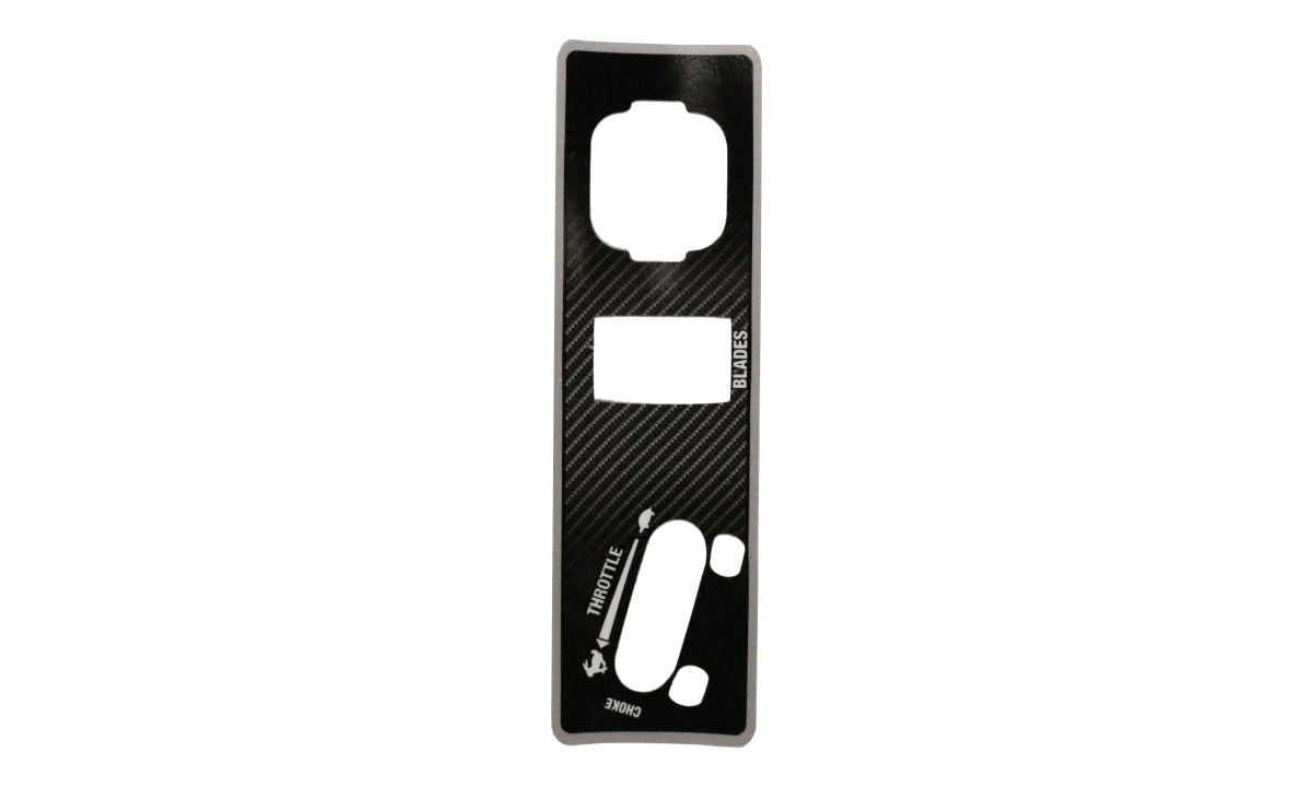 MZ 540cc Control Panel Decal