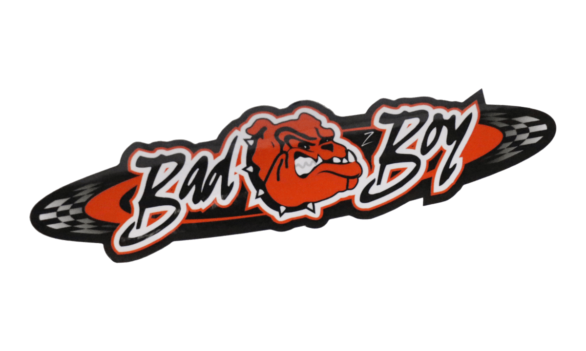 2017 Magnum Bad Boy Logo Decal Floor Board