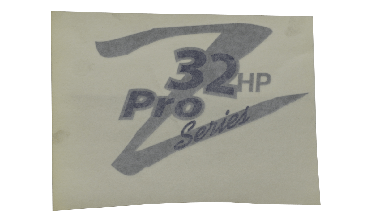 32hp Z Pro-Series Decal
