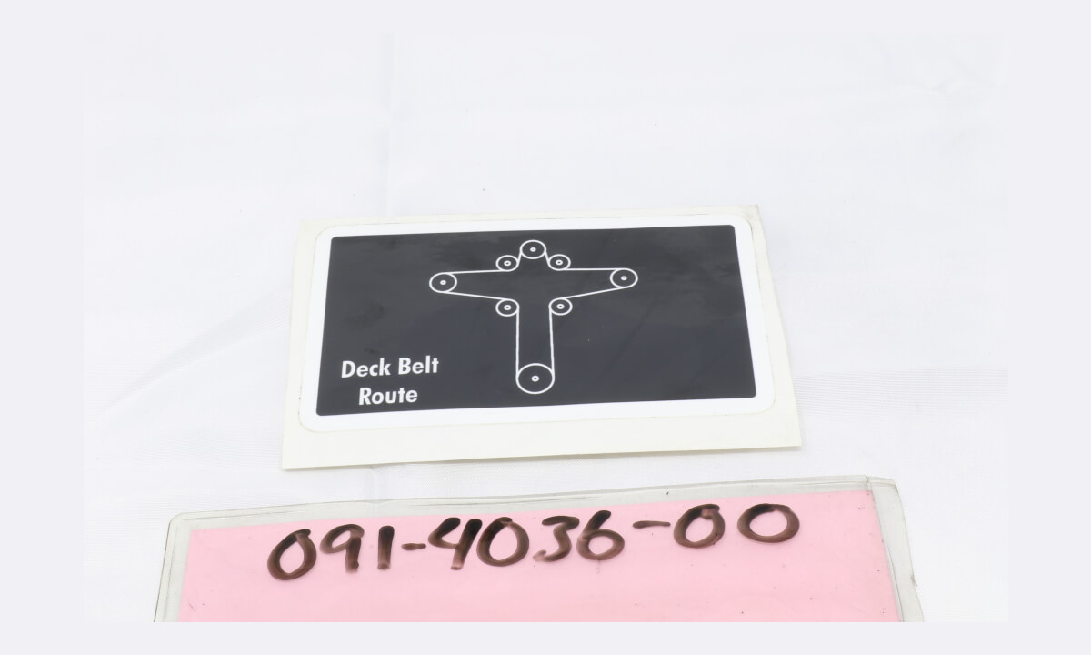 2019 Rebel & Rogue Deck Belt Route Decal