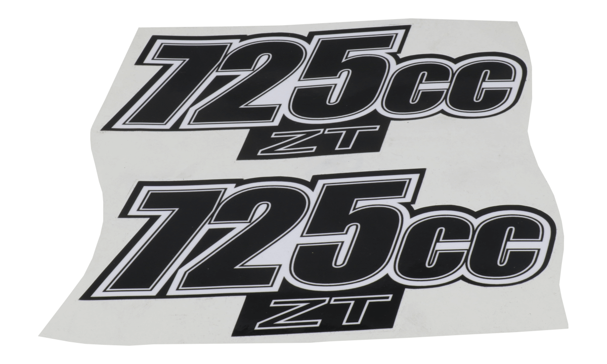 725CC ZT decal