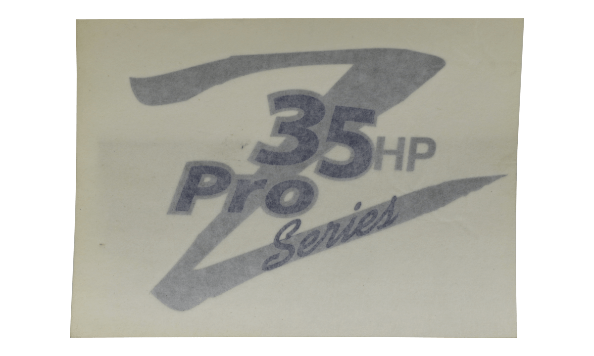 35hp Z Pro-Series Decal