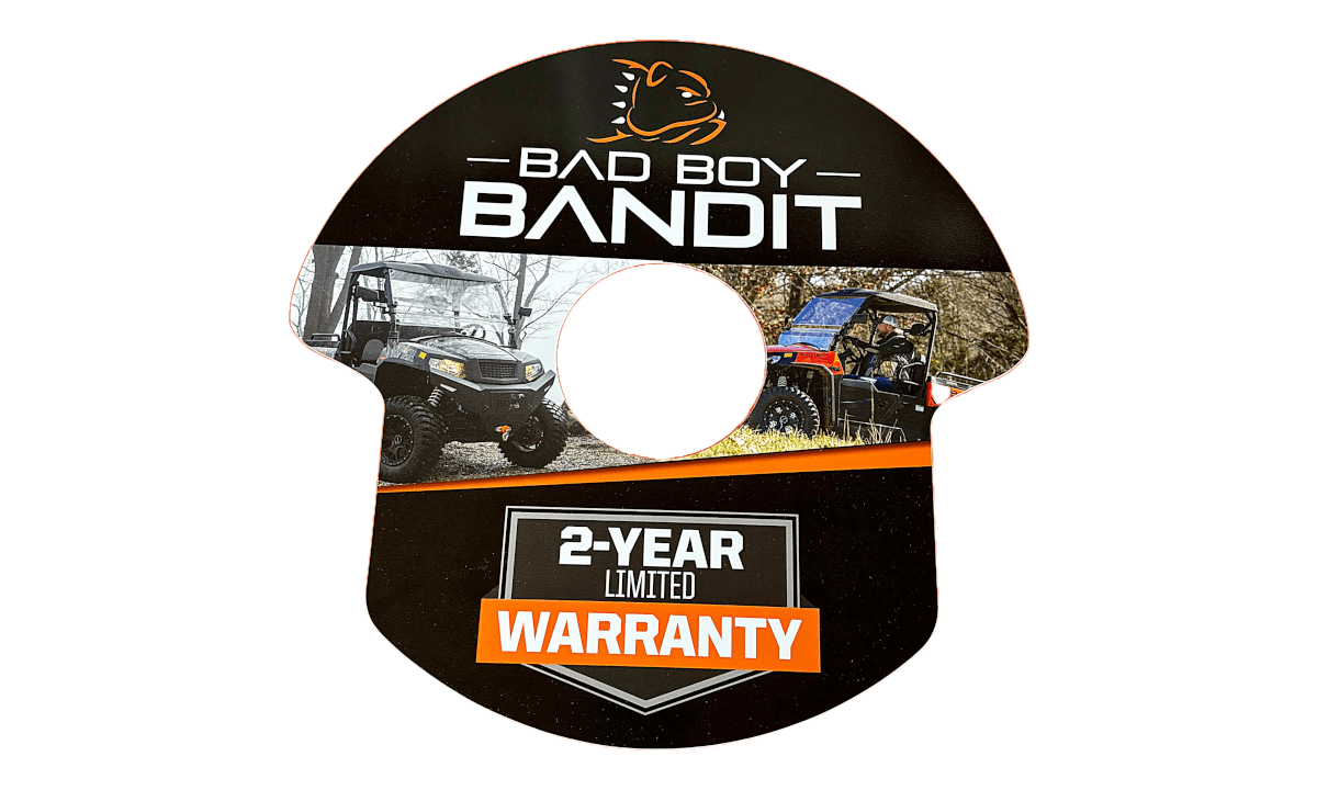 Bandit Steering Wheel Decal