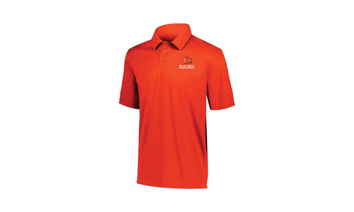 Orange Polo Sewn Logo M