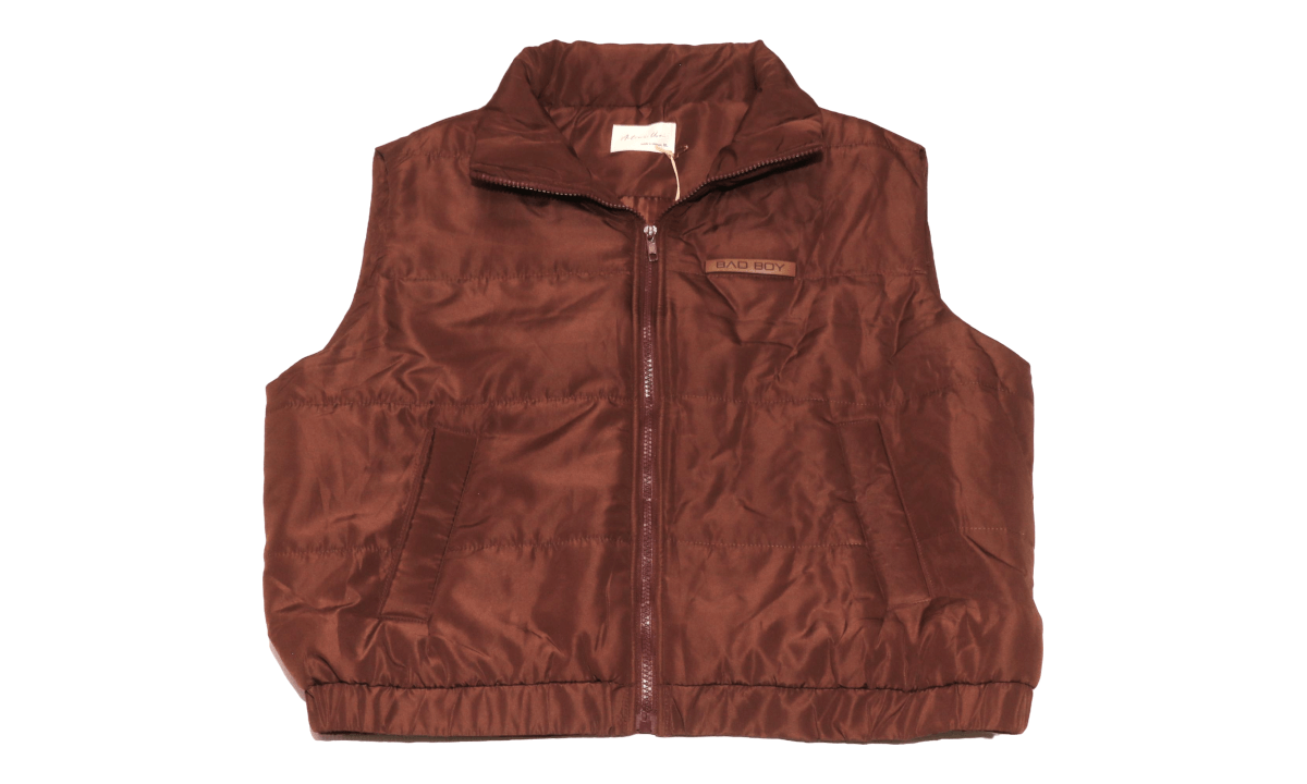 XL- BBM Dark Rose Puff Vest