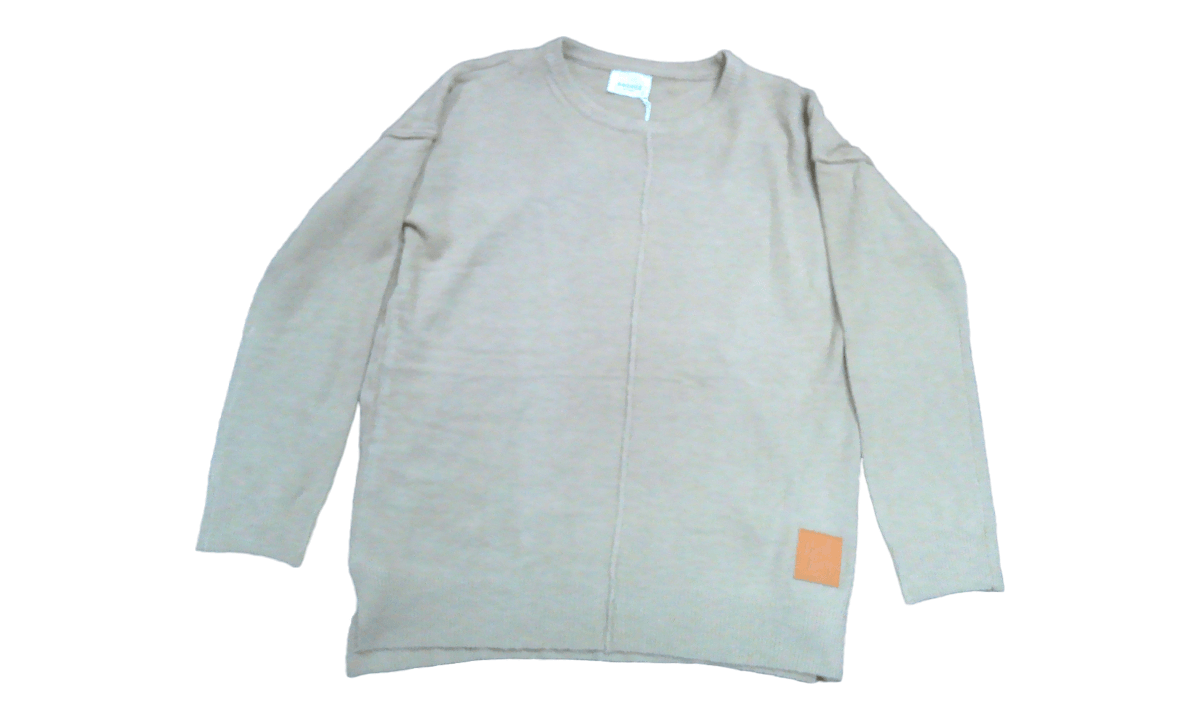 Medium - Ladies Light Mocha Cashmere Sweater