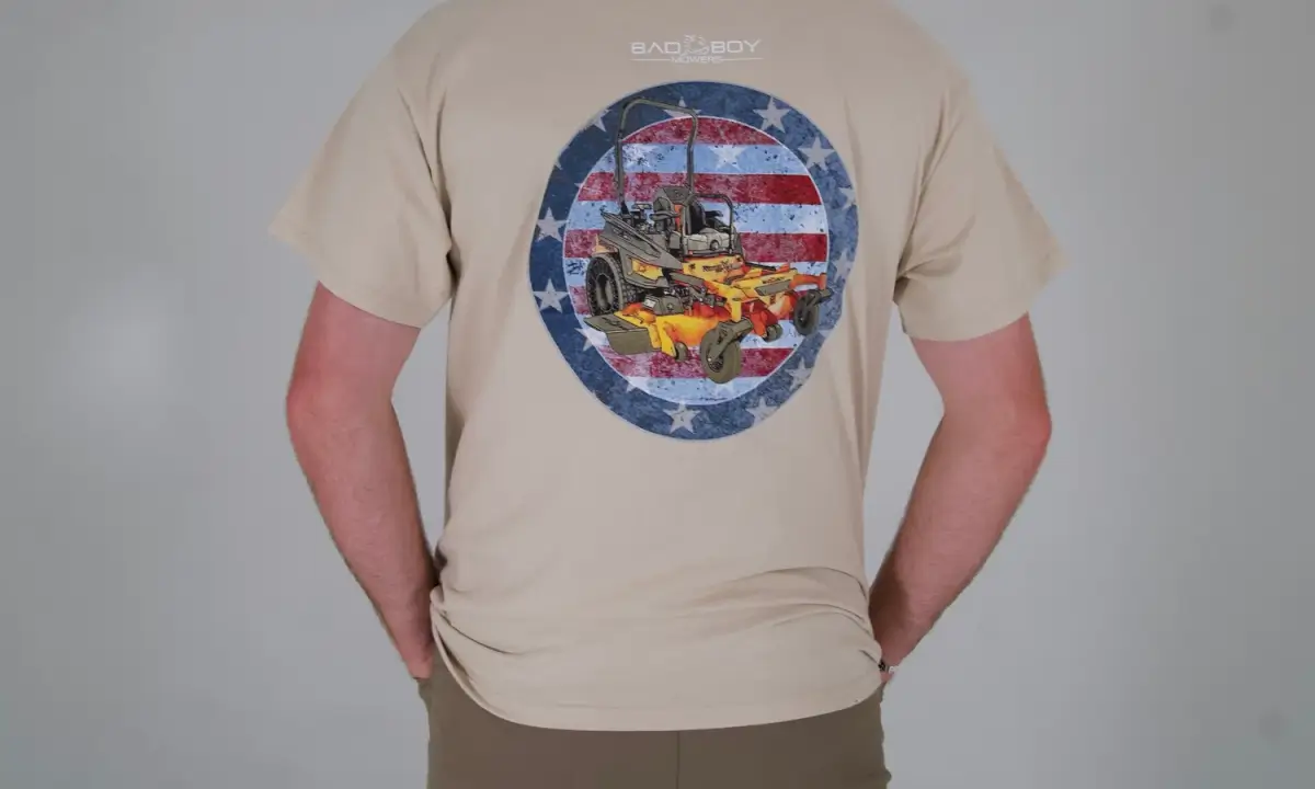 XL -Men's Sandy Circle Mower Graphic T / Pocket