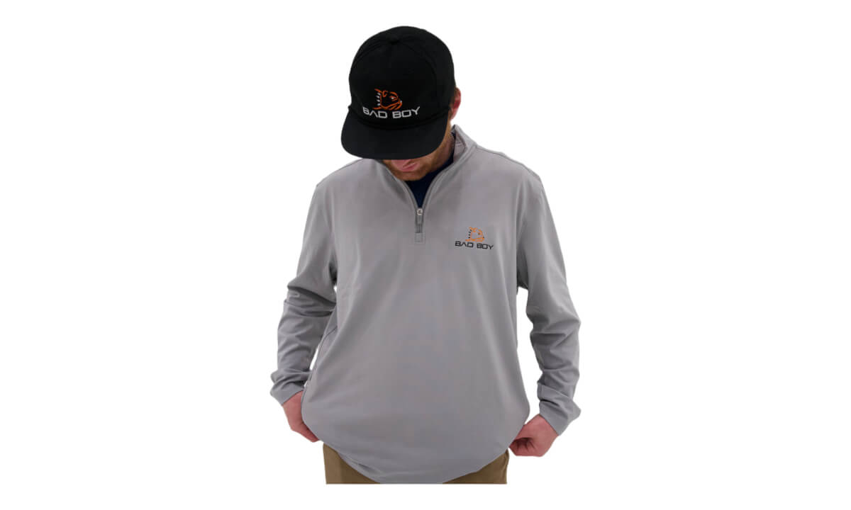 3XL - Grey Antigua Quarter Zip Pullover