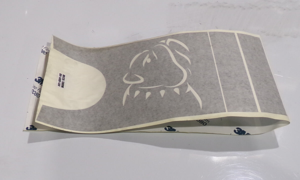 Tractor Hood Decal 1025H