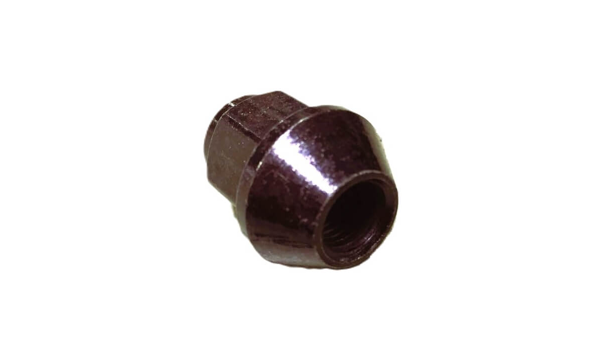 Black Lug Nut, M10x1.25