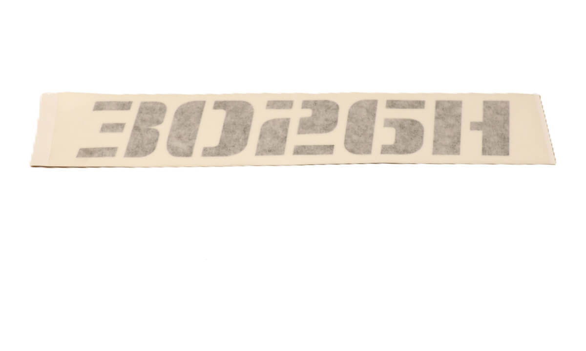 Decal, Bonnet Plate (3026H)